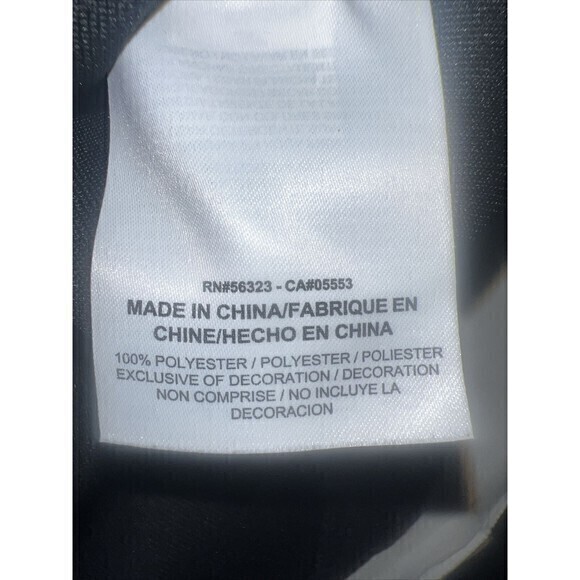 NIKE Track Jacket Mens XXL Red White Blue Black Big Swoosh Center Logo Full Zip - Picture 9 of 9